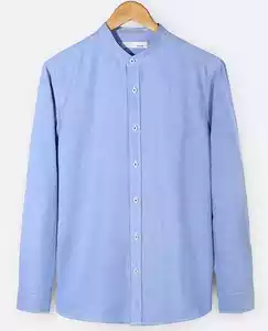 Business Casual New Design Men Office Long Cotton Shirt