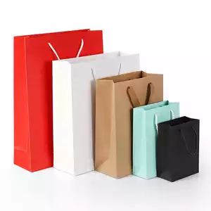 Different Size Luxury Boutique Packaging Paper Bag