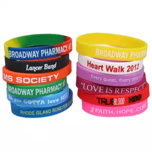 Eco Friendly Plastic Wrist Band Dual Time Analog Digital 1 Inch Silicone Wristbands
