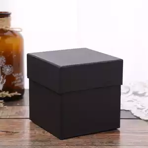 Black Cardboard Packaging Boxes