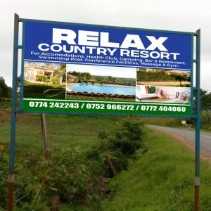 Outdoor Metallic Signage